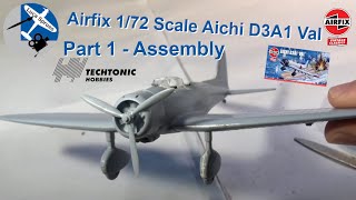 Airfix 1/72 Scale Aichi D3A1 Val - WW2 Dive Bomber Build and Review (Part 1/3 Assembly)