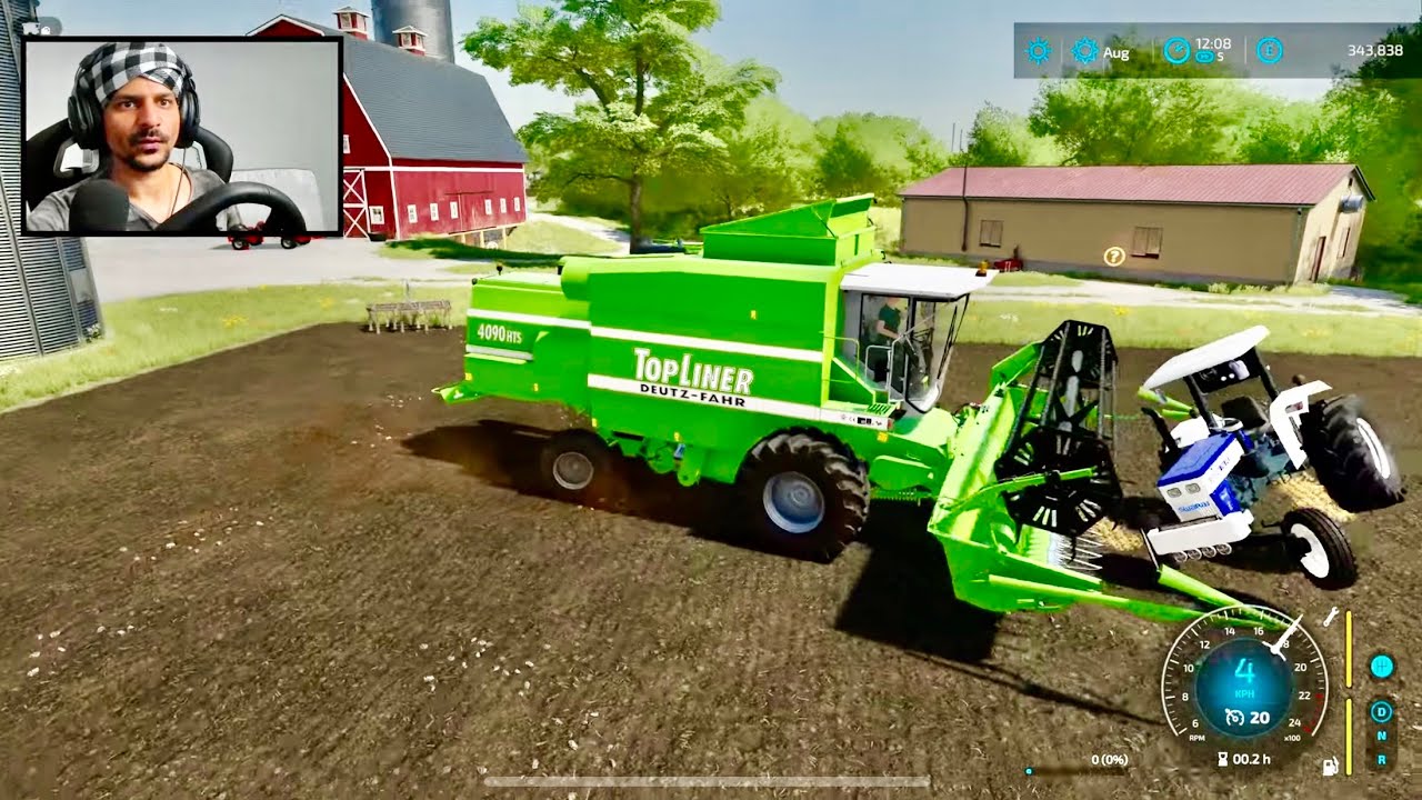Tractor Palt Gya 😭 CAMBINE ne kita sida 🤪 Jatt Farming x BrarTV
