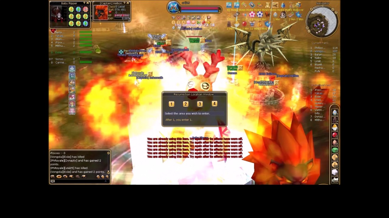 Mocomochi eFlyff Guildsiege 19/02/2017 