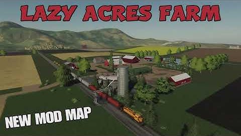"LAZY ACRES FARM" New Mod Map Tour/Review on Farming Simulator 19 (Console) PS5 | PS4 | FS19