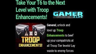 Mobile Strike - Troop Enhancement !! New Crazy Boosts , Advice about buying Ms Packs ! screenshot 4