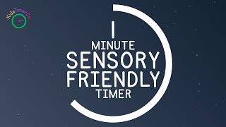 1 Minute Sensory Friendly Timer - Kids Visual Timer