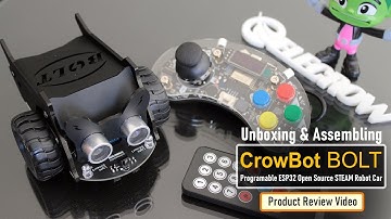 Unboxing and Assembling Crowbot Bolt Smart Robot Car
