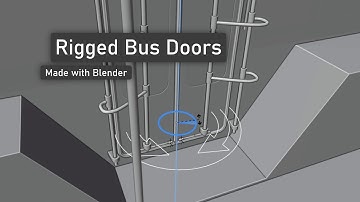 3D Modeling and Rigging City Bus Doors Mechanics for Animation Short Film in Blender - Wigglepixel