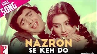Nazron Se Keh Do | Full Song | Doosara Aadmi | Rishi Kapoor, Neetu | Kishore Kumar, Mangeshkar |OLD
