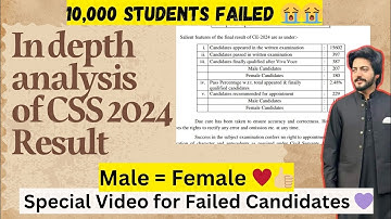 CSS 2024 Result Analysis | Special Video for those who couldn
