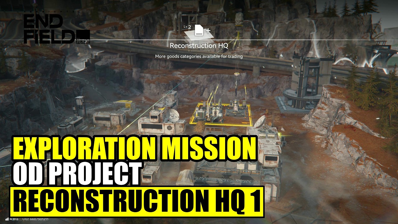 Od Projects Arknights Endfield: Exploration Mission OD Project Reconstruction HQ 1 ...