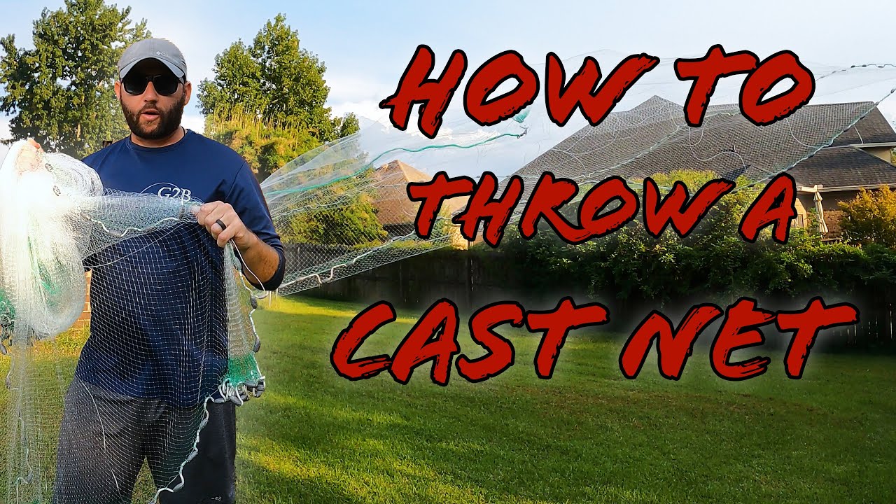 The Easiest Way to Throw a Cast Net and Not Get Wet, No Teeth, No Shoulder  