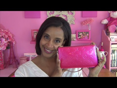 LOUIS VUITTON PINK VERNIS LEXINGTON POCHETTE