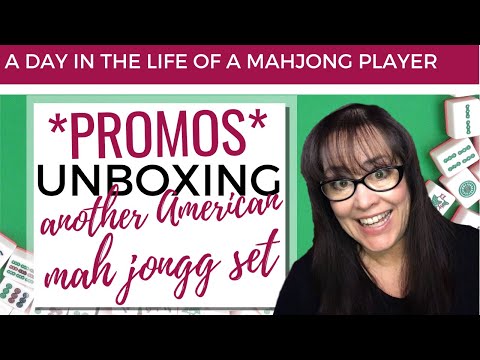 A Day in the Life of a Mahjong Player Season 5 Ep 2 Unboxing Another Mah Jongg Set