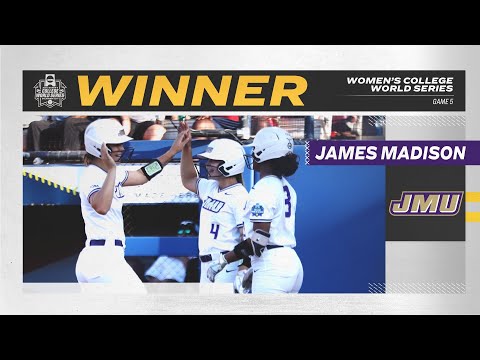 James Madison vs. Oklahoma State: 2021 Women's College World Series highlights