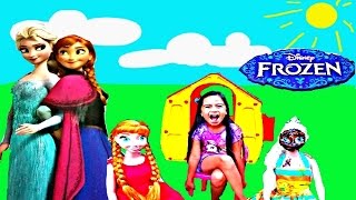 DISNEY FROZEN Movie Videos 2016 Chocolate Covered Face Anna Elsa Family Fun Activities for Kids