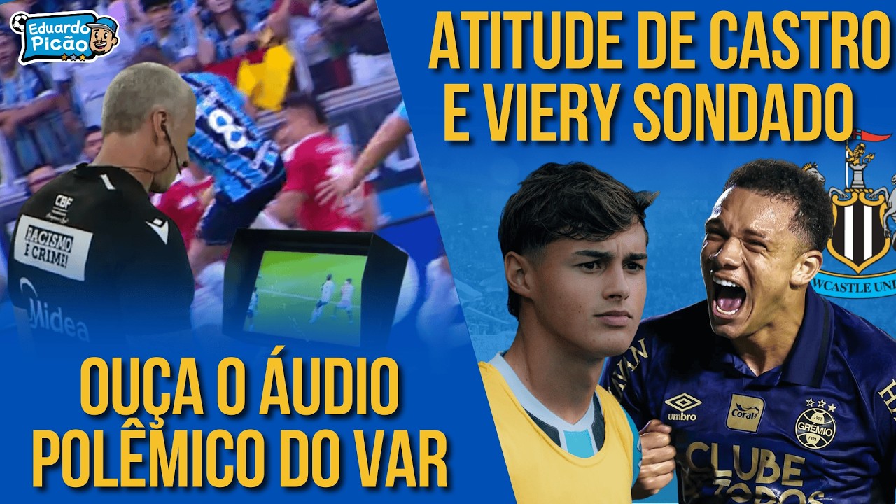 OUÇA O ÁUDIO POLÊMICO DO VAR! Castro toma atitude com Thiago e Viery na mira dos ingleses.