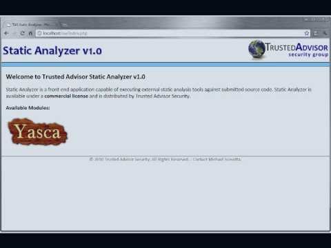 Static Analyzer v1.0 Demo