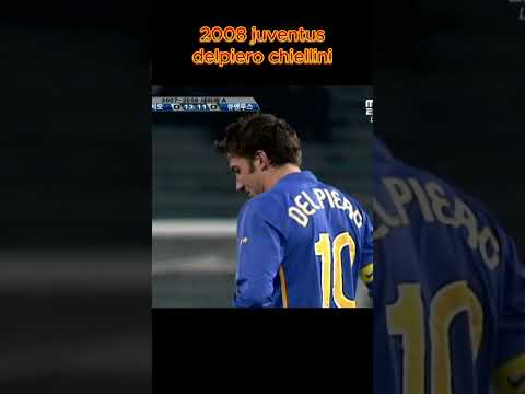 2008 juventus soccer delpiero chiellini play #soccer #football #juventus #italy #seriea #shorts