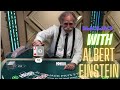 Blackjack Session With Albert Einstein | This Guy Needs His Own Show 😃 #blackjack