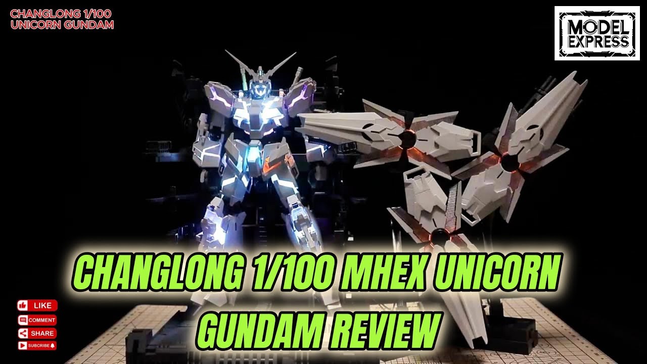 CHANGLONG 1/100 MGEX UNICORN GUNDAM REVIEW #gundam #gunpla #mgex