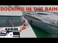 Docking A SuperYacht In The Rain