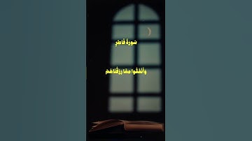 إِنَّهُ غَفُورٌ شَكُورٌ || سورة فاطر || علي جابر