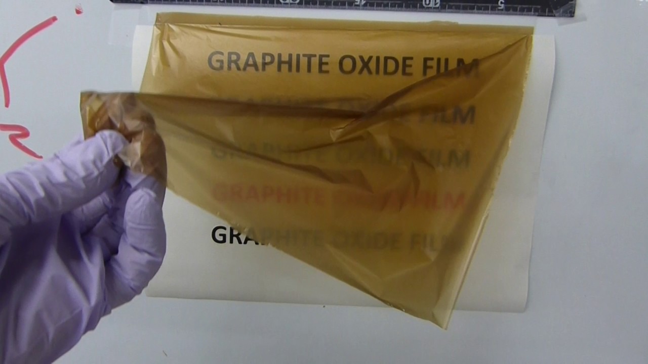 Freestanding graphene oxide film YouTube