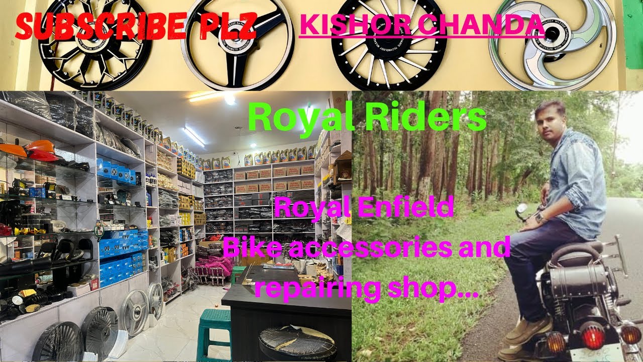 Royal Enfield bike accessories & repairing shop!! Bike modified