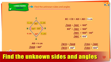 G6 - Module 21- Exercise 1 - Find the unknown sides and angles | Appu Series | Grade 6 Math Learning