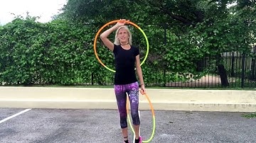Twin hoop tutorial: Reverse Cascading Smear vs. Isolation with Jasmine Kienne.