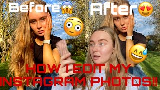 HOW I EDIT MY INSTAGRAM PHOTOS! | Laura Hargreaves