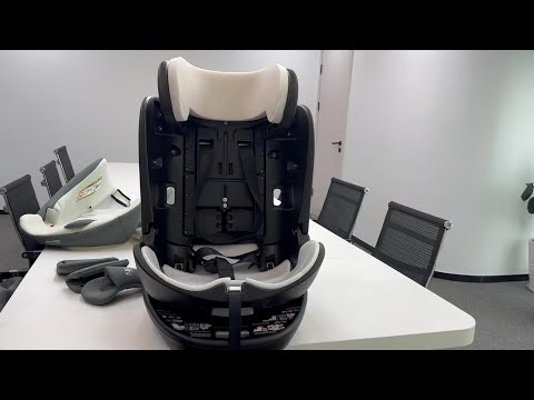 heekin kx111 チャイルドシート用布カバー取り付けビデオ - YouTube
