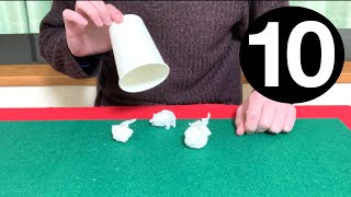 ティッシュでマジック　簡単10ネタ種明かし　10 Tissue Magic Tricks Tutorials.