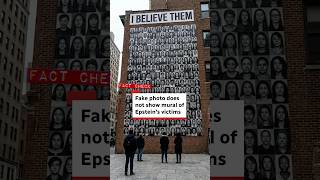 Fact check: Fake photo does not show mural of Epstein’s victims