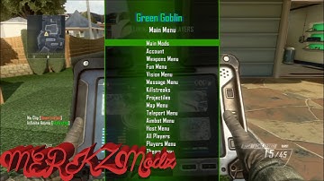 PS3 Black Ops 2 Green Goblin GSC Mod Menu 1.19