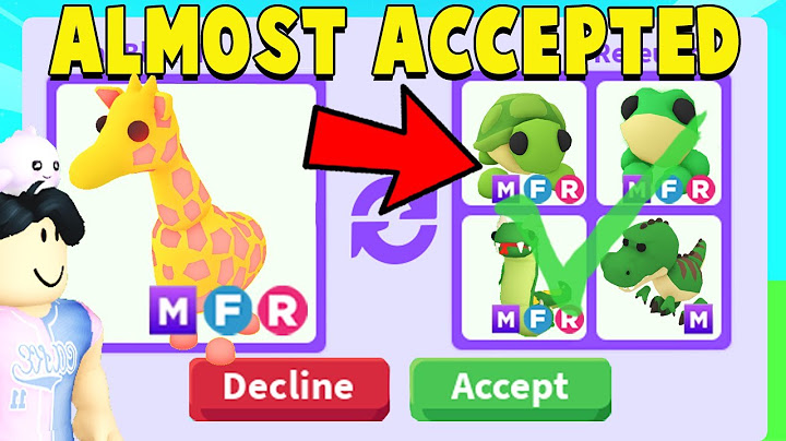 Accepting EVERY TRADE until I get TRADED GREEN! (Adopt Me)