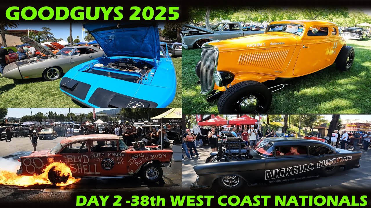 Goodguys 2025 UNBELIEVABLE DAY 2 38th West Coast Nationals Pleasanton Over 1 1/2 Hours in 4K
