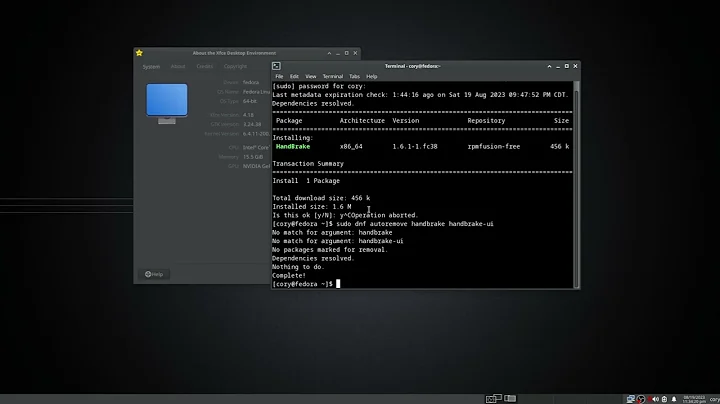 How To Install HandBrake in Fedora 38 XFCE