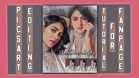 PicsArt editing tutorial for fanpage|| fanart || fanedit || creationxhelps ❣️🥀✨