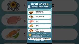 Boost Energy Fast With Vit B1