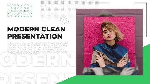 Modern Clean Presentation After Effects Templates