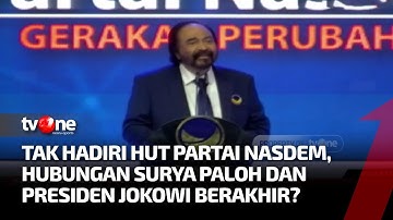 Surya Paloh Respons Isu Keretakan Dengan Jokowi | Kabar Pemilu tvOne