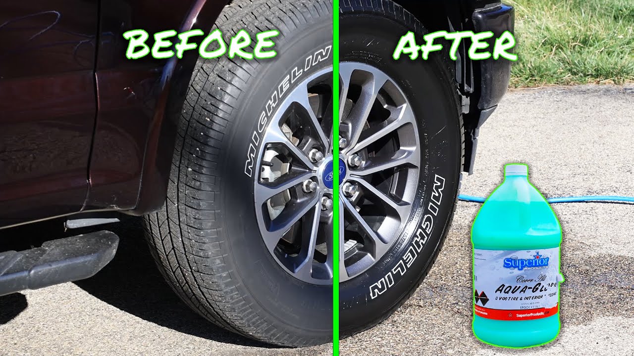 The Best Cheap Tire Dressing AquaGloss