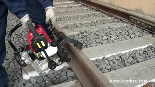 How to use the machinery for drilling tracks and railway equipment LD-41P