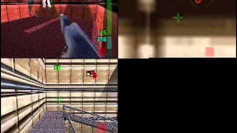 Perfect Dark N64 Japanese All 30 Challenges 3 Players Part 1