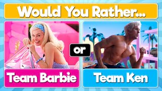 Would You Rather Barbie Edition