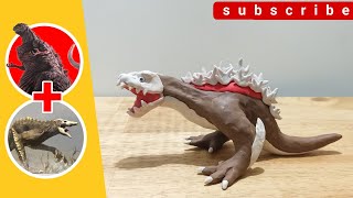 ShinGodzilla Fusion Skullcrawler : stopmotion