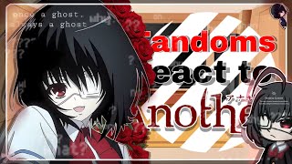 Fandoms React To Mei Misaki 99 10