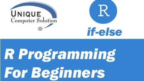 R Programming - if else in Hindi with Example