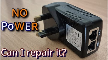 REPAIRING a PoE injector with a NO POWER fault - Can I fix it?
