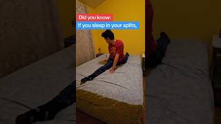 Does Sleeping In Your Splits Help You Get More Flexible?