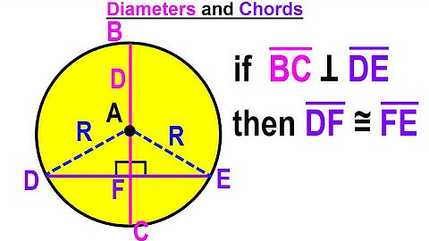 Geometry - Ch. 6: Circles (10 of 39) Diameters and Chords