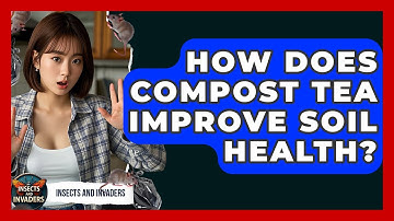 How Does Compost Tea Improve Soil Health? - Insects and Invaders